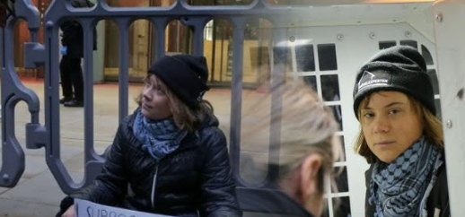 Gret Thunberg Ditangkap di London